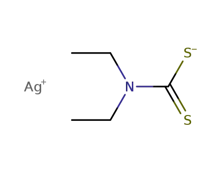 Molecular Structure of 38351-46-1 (Diethyldithiocarbamic acid, silver salt)