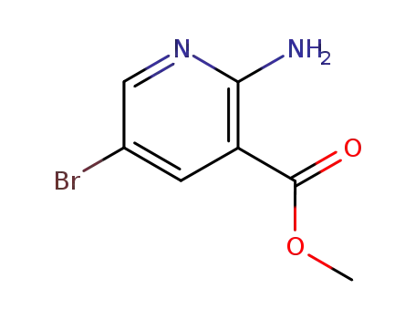 Molecular Structure of 50735-34-7 (Methyl 2-amino-5-bromonicotinate)