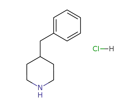 Molecular Structure of 23239-75-0 (4-(PHENYLMETHYL)-PIPERIDINE HYDROCHLORIDE)