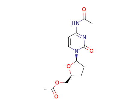 Molecular Structure of 120885-66-7 (Cytidine, N-acetyl-2',3'-dideoxy-, 5'-acetate)