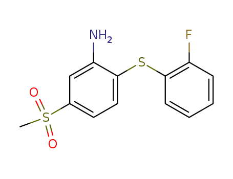2-(2-fluorophenylthio)-5-(Methylsulfonyl)aniline