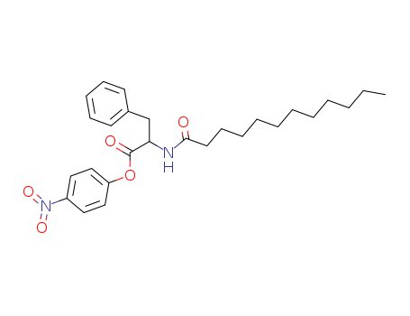 DL-Phenylalanine, N-(1-oxododecyl)-, 4-nitrophenyl ester