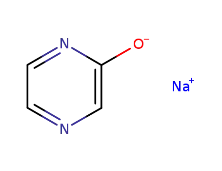 Molecular Structure of 24387-68-6 (pyrazin-2(1H)-one, sodium salt)