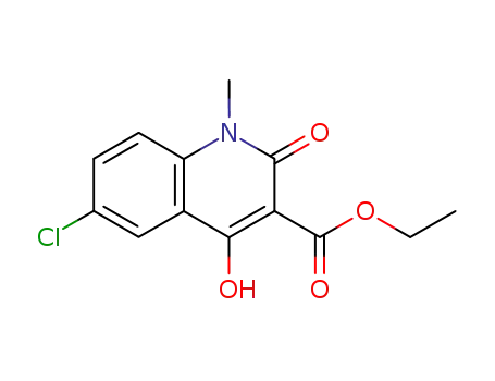 ethyl 6-chloro-1,2-dihydro-4-hydroxy-1-methyl-2-oxo-3-quinolinecarboxylate