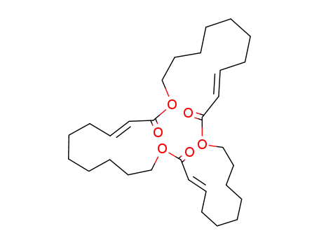 Molecular Structure of 128677-37-2 (1,12,23-Trioxacyclotritriaconta-3,14,25-triene-2,13,24-trione, (E,E,E)-)