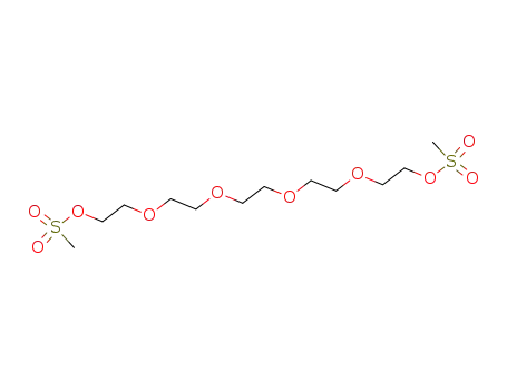 Molecular Structure of 109789-39-1 (Pentaethylene Glycol Dimethanesulfonate)
