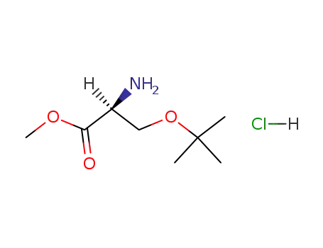 Molecular Structure of 17114-97-5 (O-tert-Butyl-L-serine methyl ester hydrochloride)