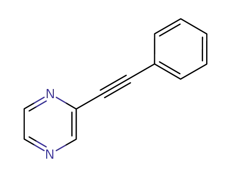 Molecular Structure of 96129-41-8 (Pyrazine, (phenylethynyl)-)