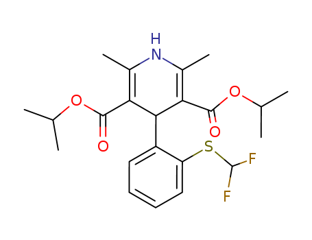 3,5-PYRIDINEDICARBOXYLIC ACID 1,4-DIHYDRO-4-(2-((DIFLUOROMETHYL)THIO) PHENYL)-2,6-DIMETHYL-,BIS(ISOPROPYL) ESTER