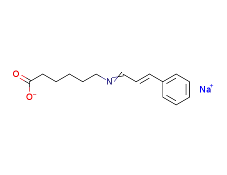 Sodium; 6-[(E)-3-phenyl-prop-2-en-(E)-ylideneamino]-hexanoate
