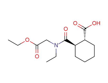 trans-2-<<(2-ethoxy-2-oxoethyl)ethylamino>carbonyl>cyclohexanecarboxylic acid