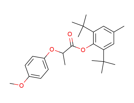 4'-methyl-2,6-di-tert-butylphenyl 2-(4"methoxyphenoxy)propanoate