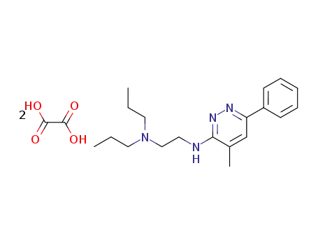 N'-(4-Methyl-6-phenyl-pyridazin-3-yl)-N,N-dipropyl-ethane-1,2-diamine; compound with oxalic acid