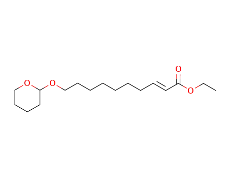 2-Decenoic acid, 10-[(tetrahydro-2H-pyran-2-yl)oxy]-, ethyl ester, (E)-