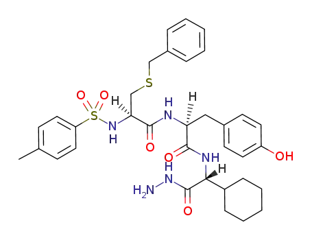 N-Tosyl-S-benzyl-cysteinyl-tyrosyl-(D-2-cyclohexyl-2-amino-essigsaeurehydrazid)