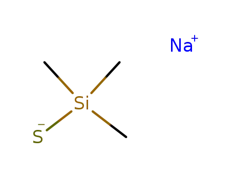 Molecular Structure of 87495-22-5 (Silanethiol, trimethyl-, sodium salt)