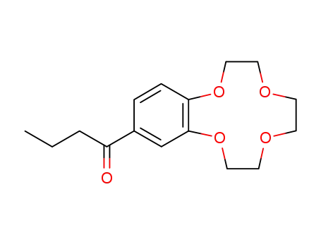 1-(6,7,9,10,12,13-Hexahydro-5,8,11,14-tetraoxa-benzocyclododecen-2-yl)-butan-1-one