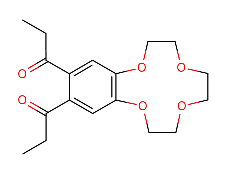 1-(3-Propionyl-6,7,9,10,12,13-hexahydro-5,8,11,14-tetraoxa-benzocyclododecen-2-yl)-propan-1-one