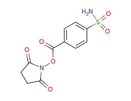 Molecular Structure of 154715-61-4 (Benzenesulfonamide, 4-[[(2,5-dioxo-1-pyrrolidinyl)oxy]carbonyl]-)