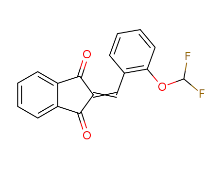 2-(2-difluoromethoxybenzylidene)indandione-1,3