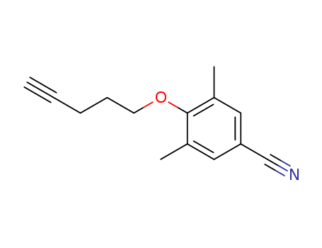 Benzonitrile, 3,5-dimethyl-4-(4-pentynyloxy)-