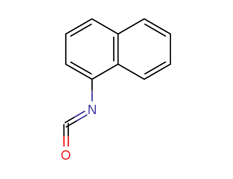 Molecular Structure of 86-84-0 (1-Naphthyl isocyanate)