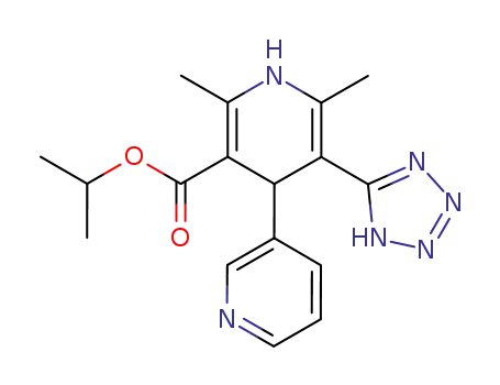 Isopropyl 1,4-dihydro-2,6-dimethyl-4-(3-pyridinyl)-5-(1H-tetrazol-5-yl)-3-pyridinecarboxylate