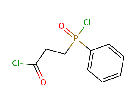 Molecular Structure of 2071-68-3 (Propanoyl chloride, 3-(chlorophenylphosphinyl)-)