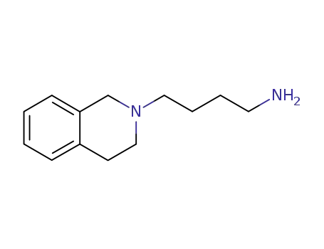 Molecular Structure of 174643-96-0 (2(1H)-Isoquinolinebutanamine, 3,4-dihydro-)