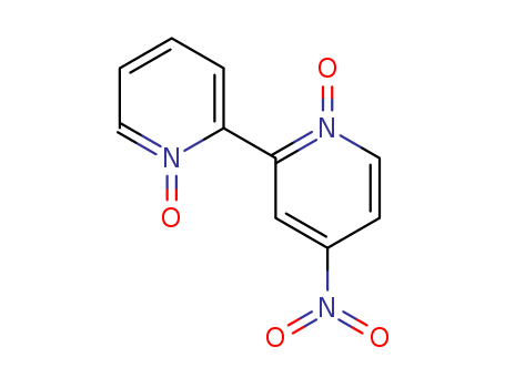 Molecular Structure of 14163-01-0 (2,2'-Bipyridine, 4-nitro-, 1,1'-dioxide)