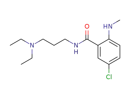 5-chloro-N-[3-(diethylamino)propyl]-2-methylamino benzamide
