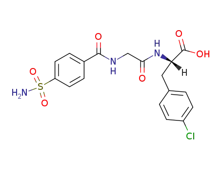 (S)-3-(4-Chloro-phenyl)-2-[2-(4-sulfamoyl-benzoylamino)-acetylamino]-propionic acid