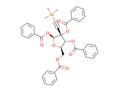 1,2,3,5-tetra-O-benzoyl-2-C-trimethylsilylethynyl-β-D-ribofuranose