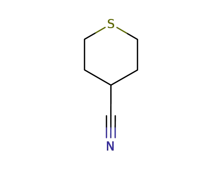 Molecular Structure of 195503-40-3 (TETRAHYDROTHIOPYRAN-4-CARBONITRILE)
