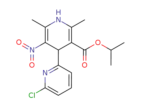6-chloro-2',6'-dimethyl-5'-nitro-1',4'-dihydro-[2,4']bipyridinyl-3'-carboxylic acid isopropyl ester