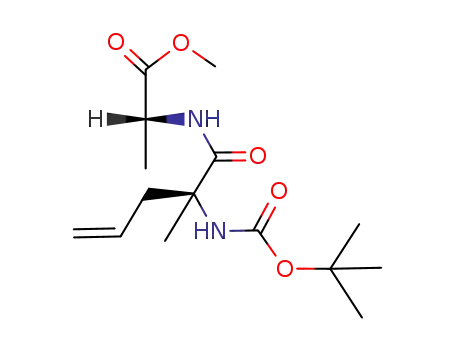 N-tert-butyloxycarbonyl-Cα-methyl-L-allylglycyl-D-alanine methyl ester