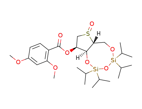 1,4-anhydro-2-O-(2,4-dimethoxybenzoyl)-3,5-O-(1,1,3,3-tetraisopropyldisiloxane-1,3-diyl)-4-sulfinyl-D-ribitol