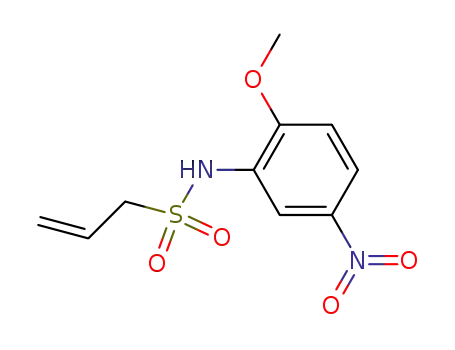 prop-2-ene-1-sulfonic acid (2-methoxy-5-nitro-phenyl)-amide