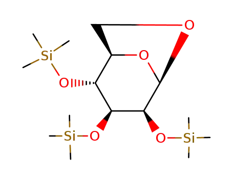 1,6-anhydro-2,3,4-tris-O-trimethylsilyl-β-D-mannopyranose
