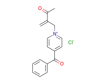 4-Benzoyl-1-(2-methylene-3-oxo-butyl)-pyridinium; chloride