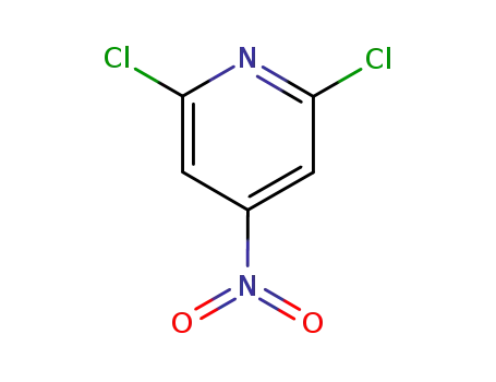 Molecular Structure of 25194-01-8 (2 6-DICHLORO-4-NITROPYRIDINE  97)