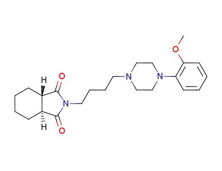 4-{4-[trans-1,2-cyclohexanedicarboxyimido]butyl}-1-(2-methoxyphenyl)piperazine