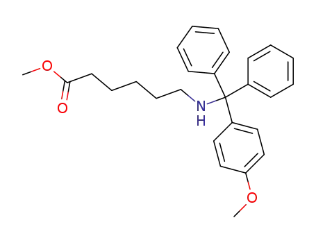 6-{[(4-methoxy-phenyl)-diphenyl-methyl]-amino}-hexanoic acid methyl ester