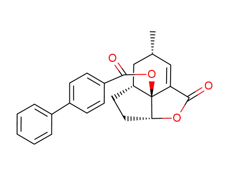 biphenyl-4-carboxylic acid 6-methyl-1-oxo-2a,3,4,4a,5,6-hexahydro-1H-2-oxa-cyclopenta[cd]inden-7b-yl ester