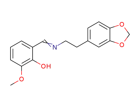 2-{[(E)-2-Benzo[1,3]dioxol-5-yl-ethylimino]-methyl}-6-methoxy-phenol