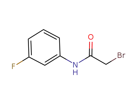Molecular Structure of 73392-04-8 (Acetamide, 2-bromo-N-(3-fluorophenyl)-)