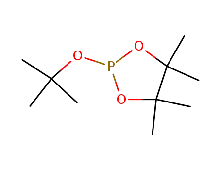 Molecular Structure of 28950-19-8 (1,3,2-Dioxaphospholane, 2-(1,1-dimethylethoxy)-4,4,5,5-tetramethyl-)