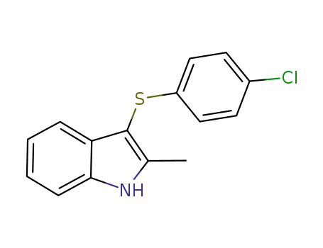3-((4-chlorophenyl)thio)-2-methyl-1H-indole