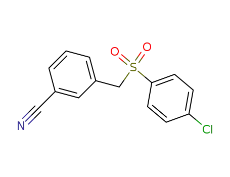3-(4-Chlorophenylsulfonylmethyl)benzonitrile