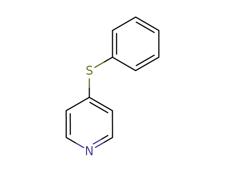 Molecular Structure of 33399-48-3 (4-(phenylthio)pyridine)